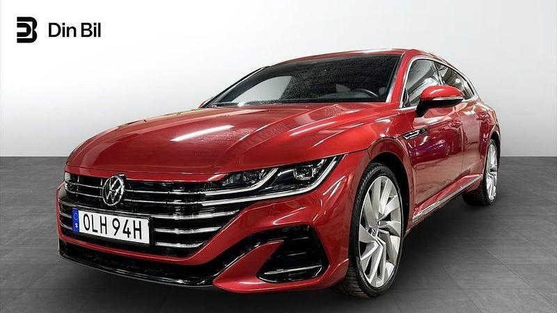 Röd Begagnad 2021 VW Arteon R-line Kombi | 299 900 kr - Bild 1/4