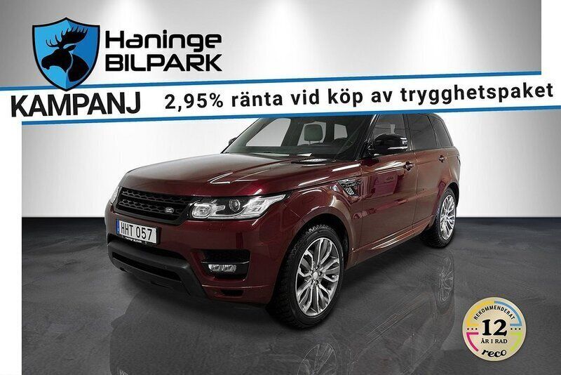 Röd Begagnad 2015 Land Rover Range Rover Sport SUV | 299 900 kr (Bra pris) - Bild 1/2
