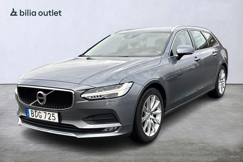 Grå Begagnad 2018 Volvo V90 Momentum Kombi | 254 900 kr (Marknadspris) - Bild 1/3