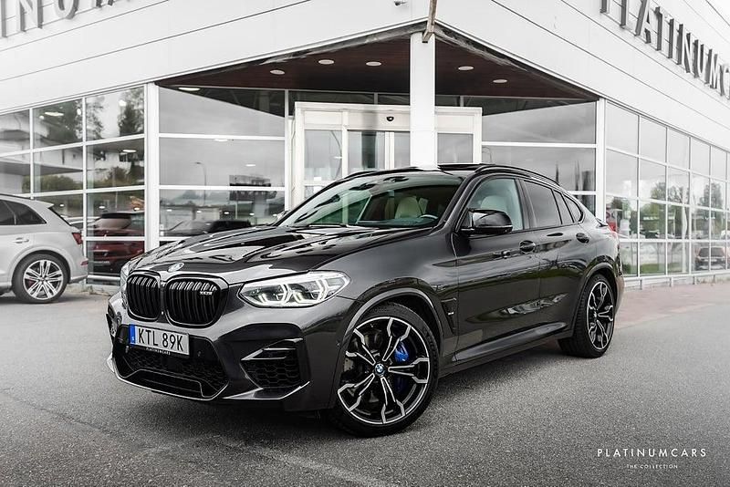 Sophistgrå metallic Begagnad 2019 BMW X4 M Competition Edition SUV | 549 000 kr - Bild 1/4