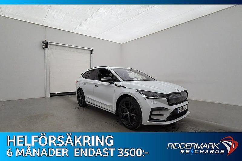 Vit Begagnad 2024 Skoda Enyaq iV RS SUV | 499 800 kr (Marknadspris) - Bild 1/3