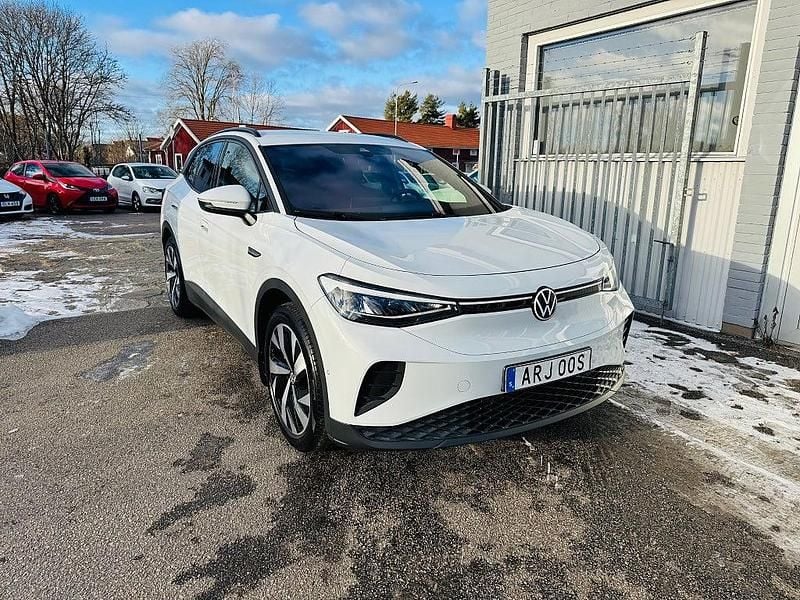 Glacier white metallic Begagnad 2022 VW ID.4 Pro SUV | 299 900 kr (Bra pris) - Bild 1/4