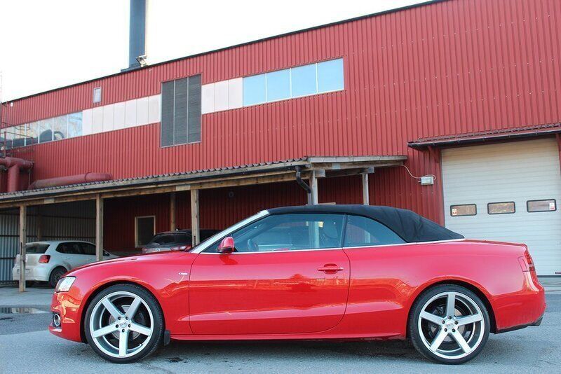 Röd Begagnad 2011 Audi A5 Cabriolet S-Line Cab | 139 900 kr (Marknadspris) - Bild 1/4