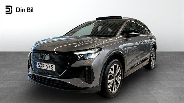 Tyfongrå metallic Begagnad 2024 Audi Q4 Sportback e-tron Advanced Plus SUV | 559 000 kr - Bild 1/4