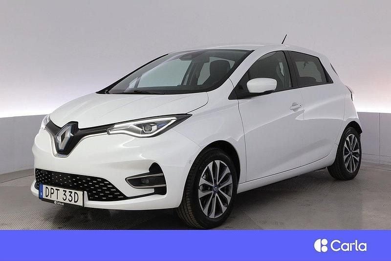 Vit Begagnad 2019 Renault Zoe Intens Halvkombi | 184 900 kr (Dyr) - Bild 1/4