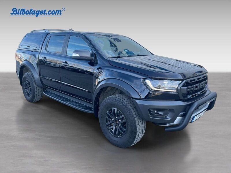 Svart Begagnad 2020 Ford Ranger Raptor Pickup | 399 000 kr (Marknadspris) - Bild 1/4