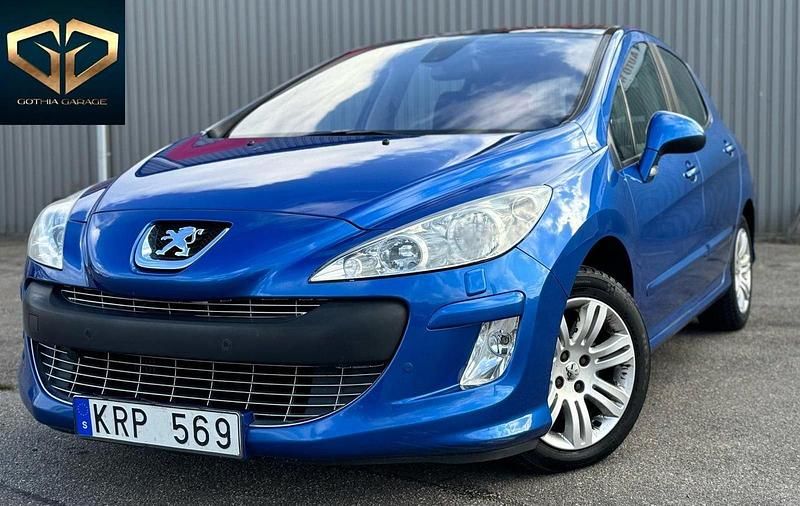 Blå Begagnad 2010 Peugeot 308 Halvkombi | 48 900 kr (Marknadspris) - Bild 1/4