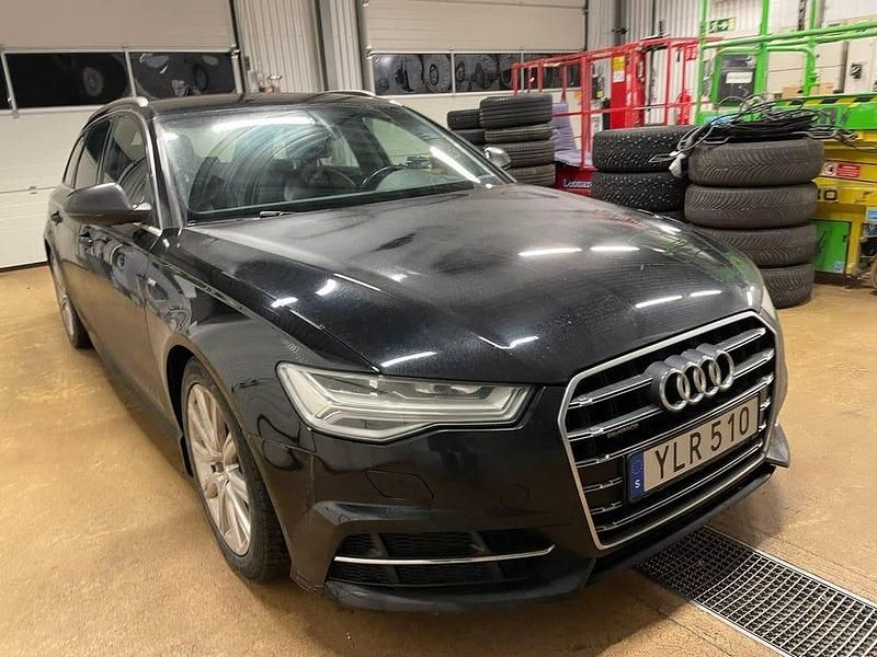 Begagnad Audi A6 S-Line 190 HK (139 kW) 2017 Svart Kombi