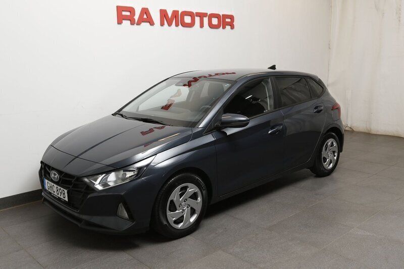 Grå Begagnad 2022 Hyundai i20 Edition Halvkombi | 146 800 kr (Lite dyr) - Bild 1/3