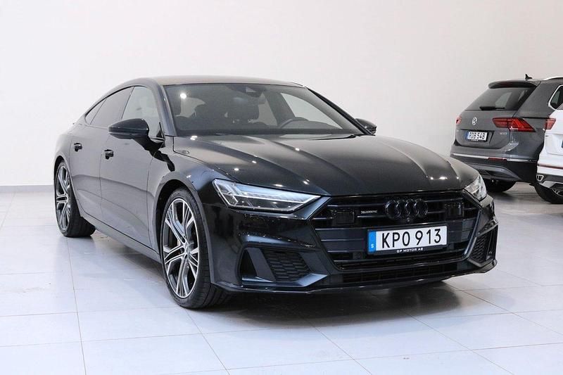 Svart Begagnad 2018 Audi A7 Sportback S-Line Halvkombi | 379 900 kr (Lite dyr) - Bild 1/4