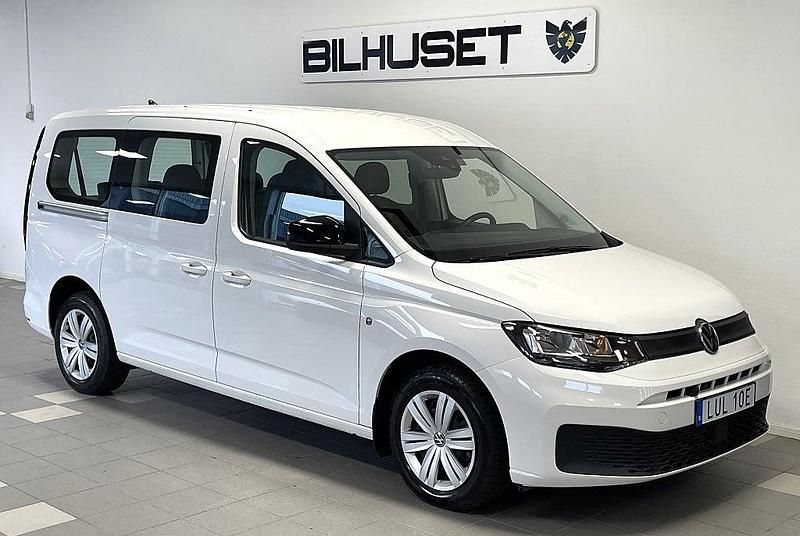 Vit Begagnad 2022 VW Caddy Maxi Minibuss | 409 900 kr (Dyr) - Bild 1/4