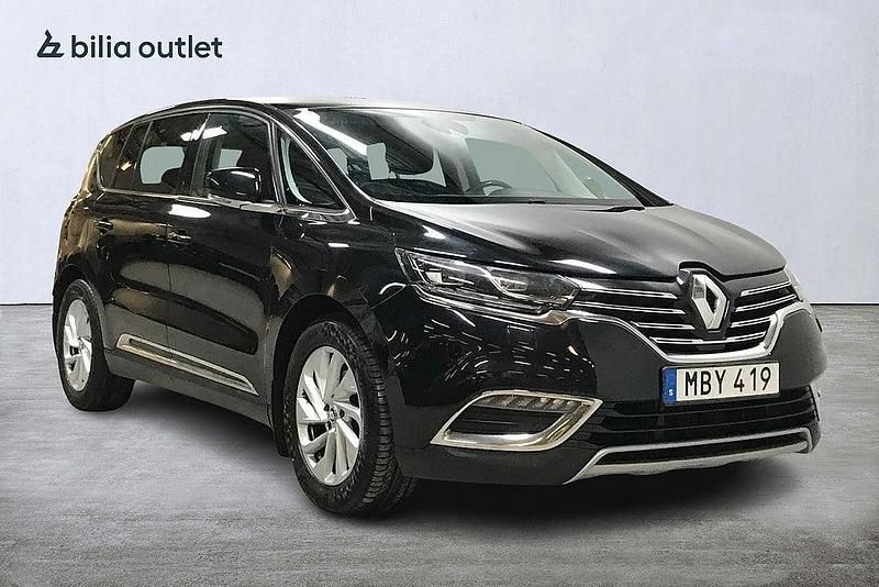 Begagnad Renault Espace Zen 160 HK (117 kW) 2015 Svart Minibuss