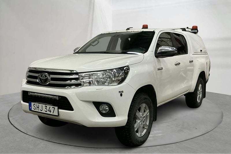 Begagnad Toyota HiLux 150 HK (110 kW) 2018 Vit Pickup