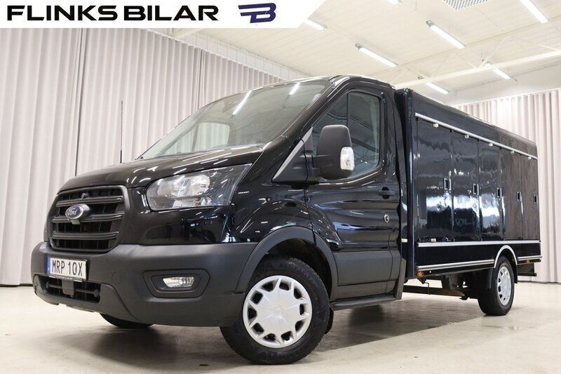 Svart Begagnad 2022 Ford Transit Van | 199 900 kr - Bild 1/4