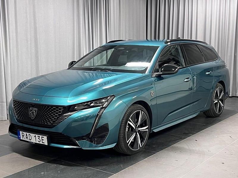 Blå Begagnad 2022 Peugeot 308 SW GT Kombi | 269 800 kr - Bild 1/4