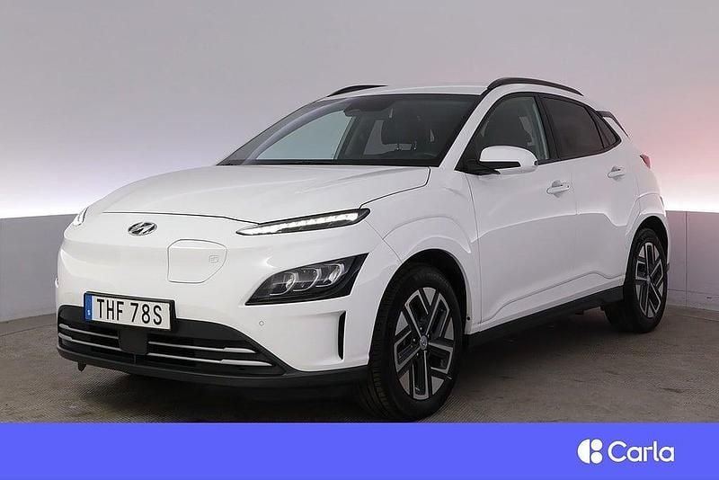 Vit Begagnad 2022 Hyundai Kona Essential SUV | 204 900 kr (Marknadspris) - Bild 1/4