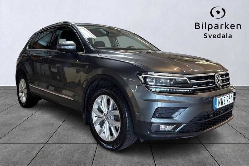 Silver Begagnad 2018 VW Tiguan SUV | 159 990 kr (Marknadspris) - Bild 1/4