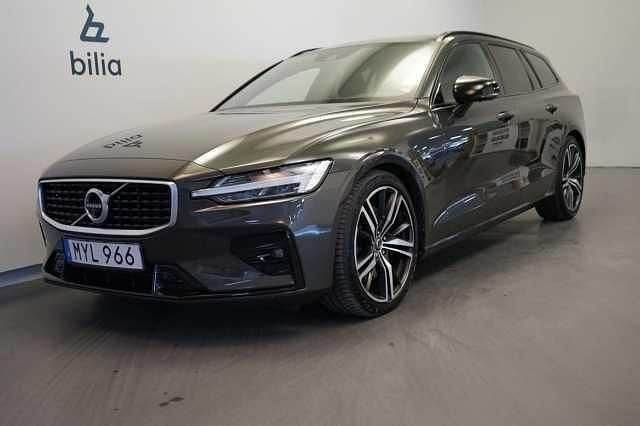 Mörkgrå Begagnad 2018 Volvo V60 R-Design Kombi | 319 500 kr (Marknadspris) - Bild 1/3