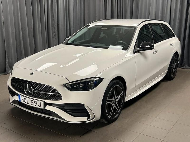 Vit Begagnad 2022 Mercedes C300 Premium Kombi | 393 900 kr (Lite dyr) - Bild 1/4
