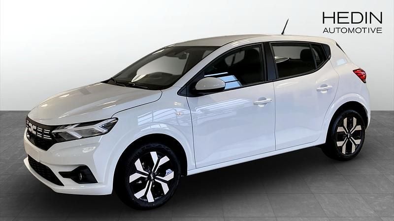 Snövit Ny 2025 Dacia Sandero Expression Halvkombi | 219 900 kr (Bra pris) - Bild 1/4