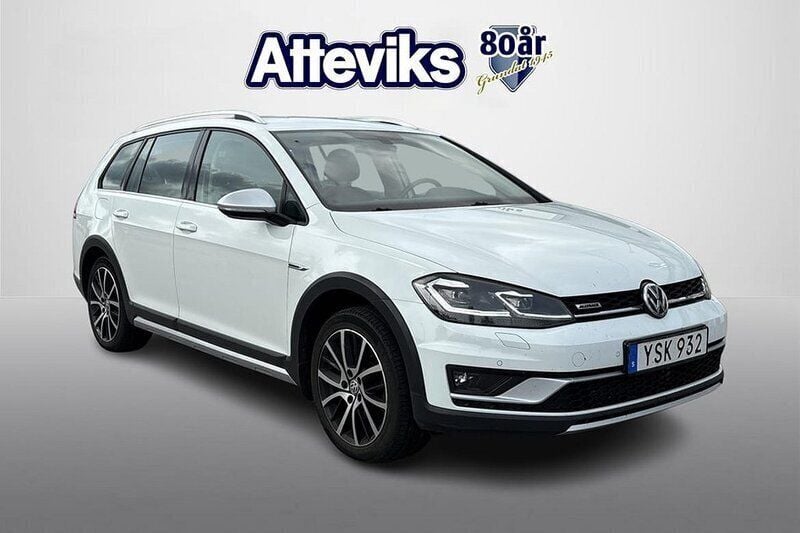 Vit Begagnad 2017 VW Golf Alltrack Kombi | 224 900 kr (Lite dyr) - Bild 1/4
