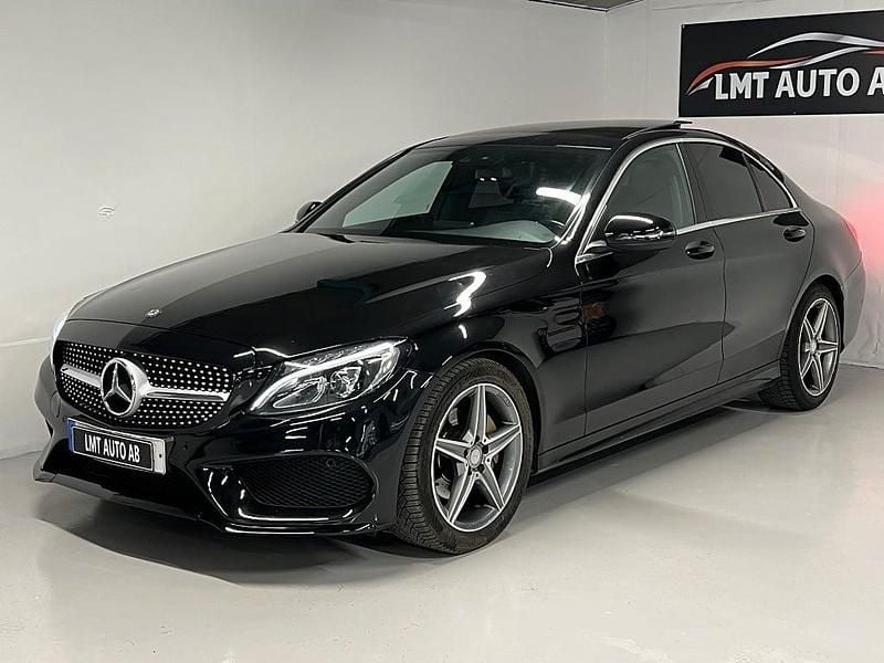 Begagnad Mercedes C220 AMG line 170 HK (125 kW) 2016 Svart Sedan