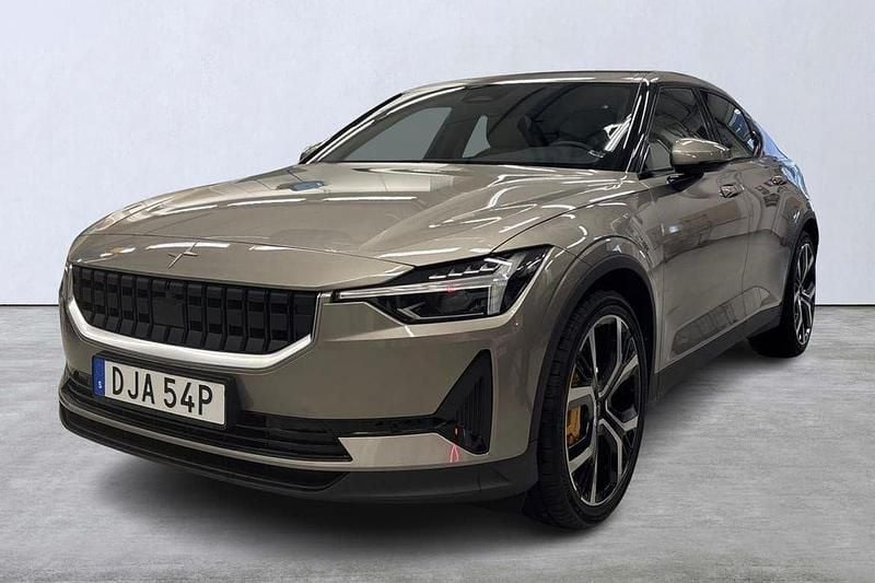 Grå Begagnad 2021 Polestar 2 Plus Sedan | 409 900 kr (Bra pris) - Bild 1/4