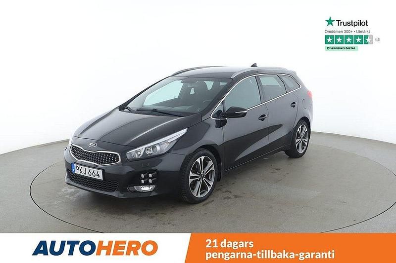 Svart Begagnad 2017 Kia Ceed Sportswagon GT-Line Kombi | 161 000 kr (Lite dyr) - Bild 1/4