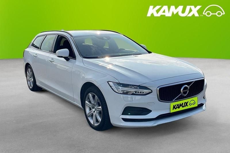 Vit Begagnad 2017 Volvo V90 Kinetic Kombi | 209 800 kr (Marknadspris) - Bild 1/4