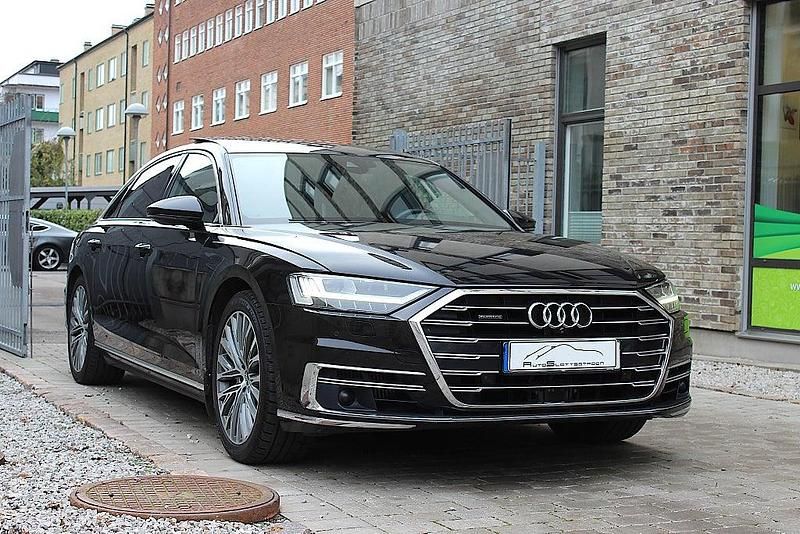 Svart Begagnad 2018 Audi A8L Premium Sedan | 649 000 kr - Bild 1/4