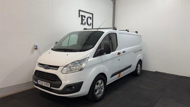 Vit Begagnad 2016 Ford Transit Custom Van | 120 900 kr (Bra pris) - Bild 1/4