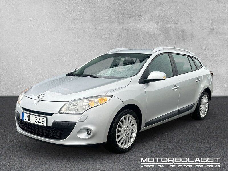 Silver Begagnad 2009 Renault Mégane GrandTour Kombi | 64 900 kr (Marknadspris) - Bild 1/4