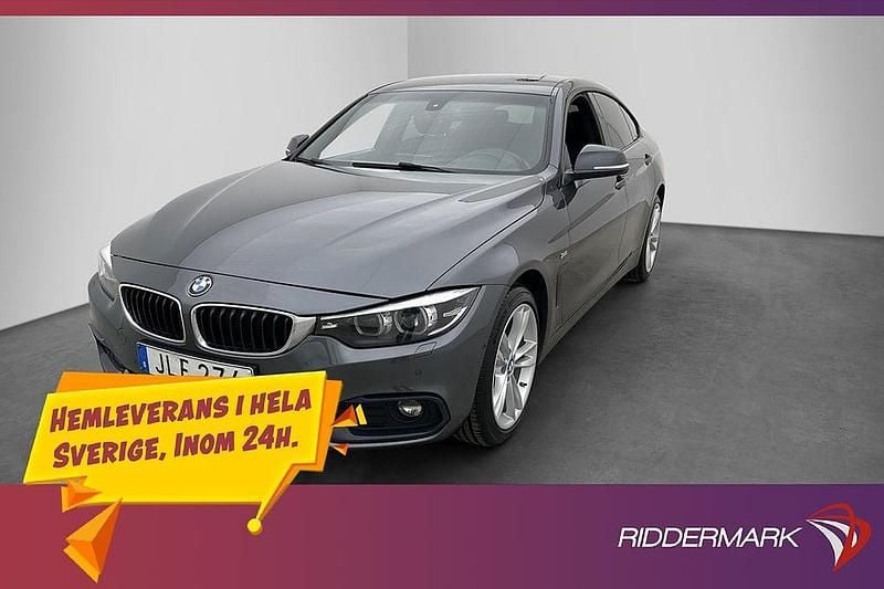 Begagnad BMW 420 Gran Coupé Sport Line 190 HK (139 kW) 2018 Grå Sportkupé