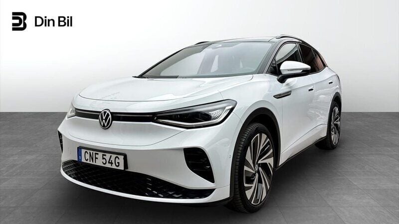Vit Begagnad 2022 VW ID.4 GTX SUV | 404 900 kr (Marknadspris) - Bild 1/4
