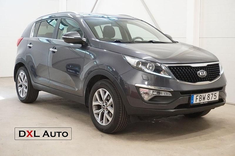 Grå Begagnad 2014 Kia Sportage Comfort SUV | 114 900 kr (Marknadspris) - Bild 1/4