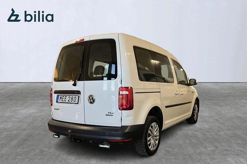 Begagnad VW Caddy 124 HK (91 kW) 2016 Vit Minibuss