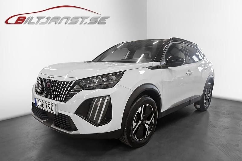 Vit Begagnad 2024 Peugeot 2008 GTi SUV | 254 900 kr (Marknadspris) - Bild 1/4