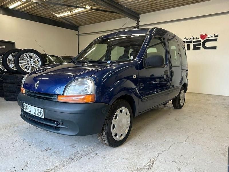 Begagnad Renault Kangoo 75 HK (55 kW) 2001 Mörkblå (blå) Minibuss