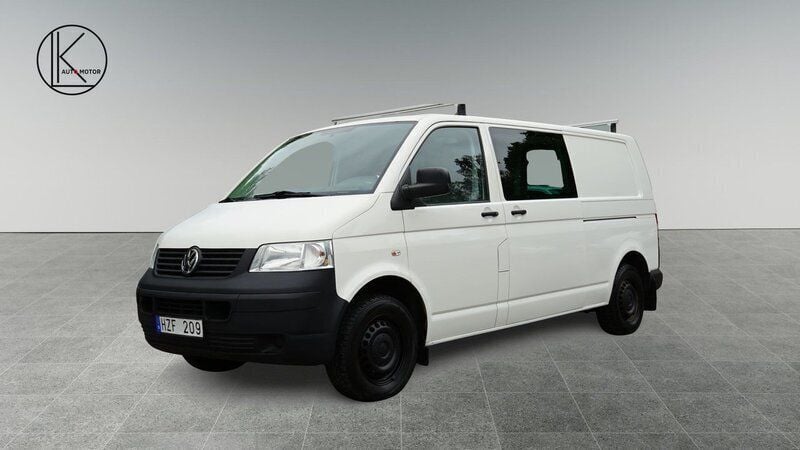 Vit Begagnad 2009 VW T5 Van | 89 900 kr (Marknadspris) - Bild 1/4
