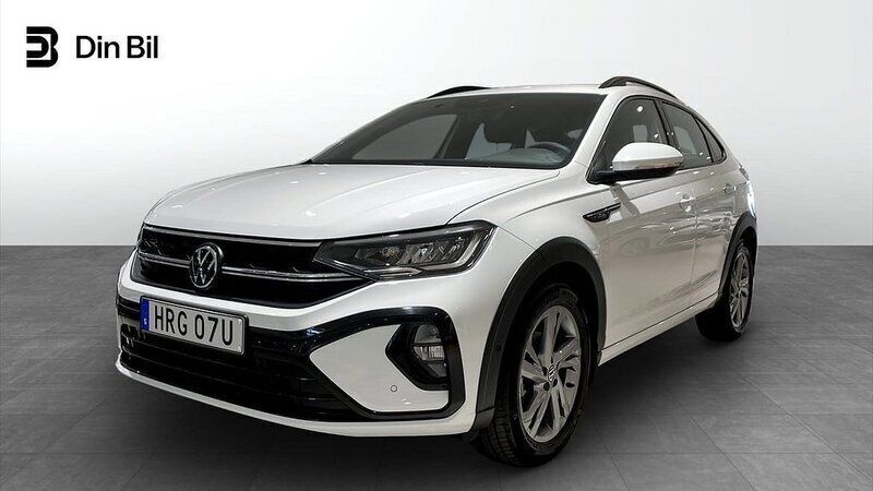 Vit Begagnad 2022 VW Taigo R-line SUV | 224 900 kr - Bild 1/4