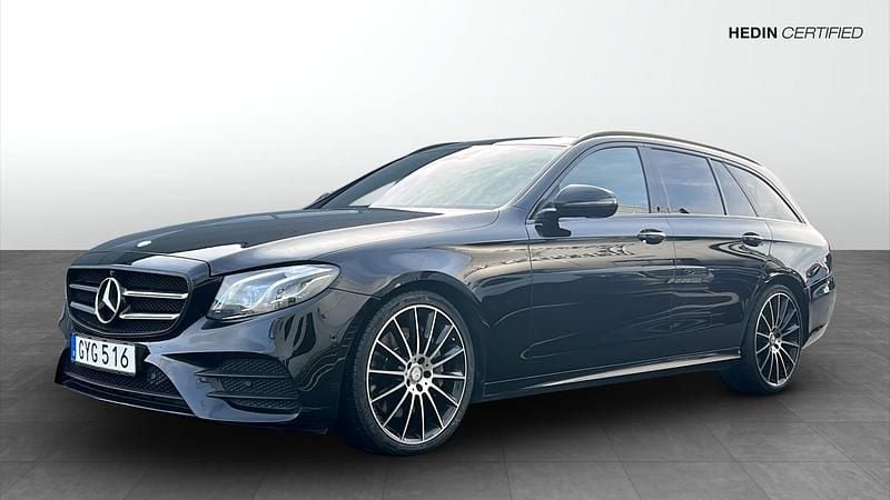 Svart Begagnad 2016 Mercedes E350 AMG Kombi | 259 900 kr (Marknadspris) - Bild 1/4