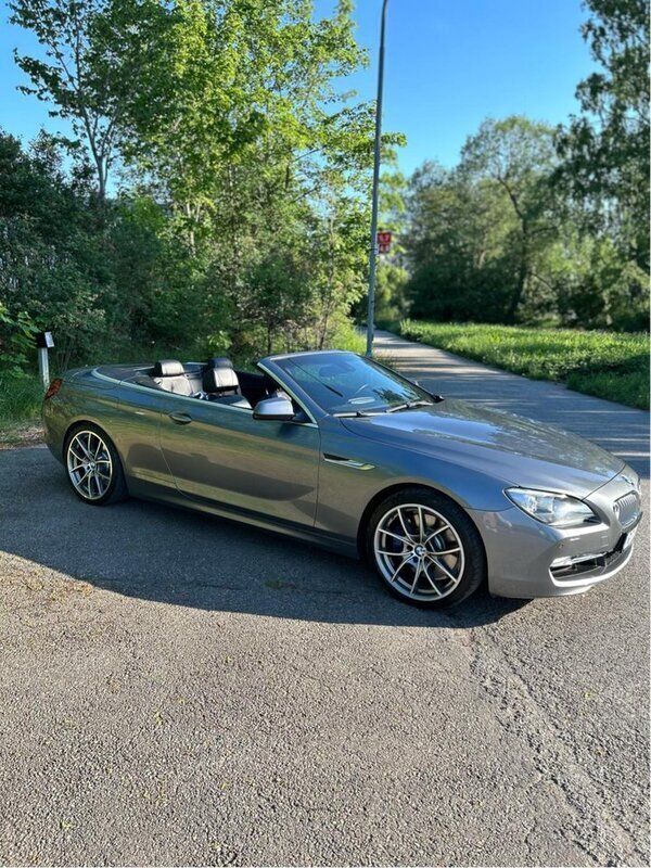 Grå Begagnad 2011 BMW 650 Cabriolet Cab | 259 900 kr - Bild 1/4
