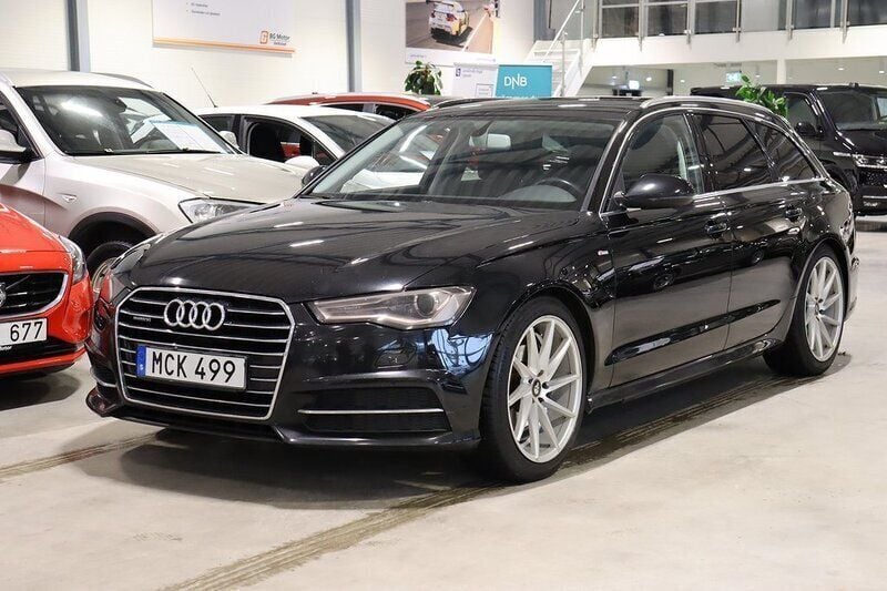 Svart Begagnad 2015 Audi A6 S-Line Kombi | 149 900 kr (Bra pris) - Bild 1/4