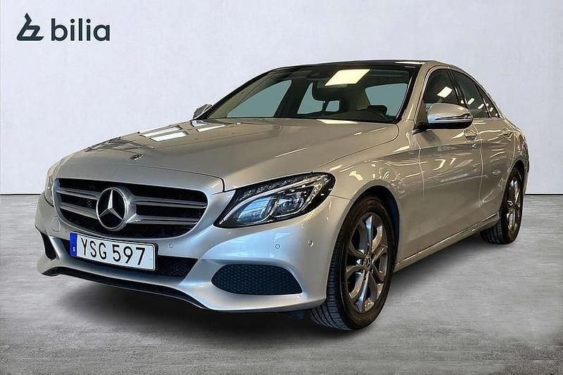 Silver Begagnad 2017 Mercedes C220 Avantgarde Sedan | 249 900 kr (Lite dyr) - Bild 1/3