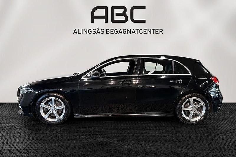 Begagnad Mercedes A200 AMG 163 HK (119 kW) 2018 Svart Halvkombi