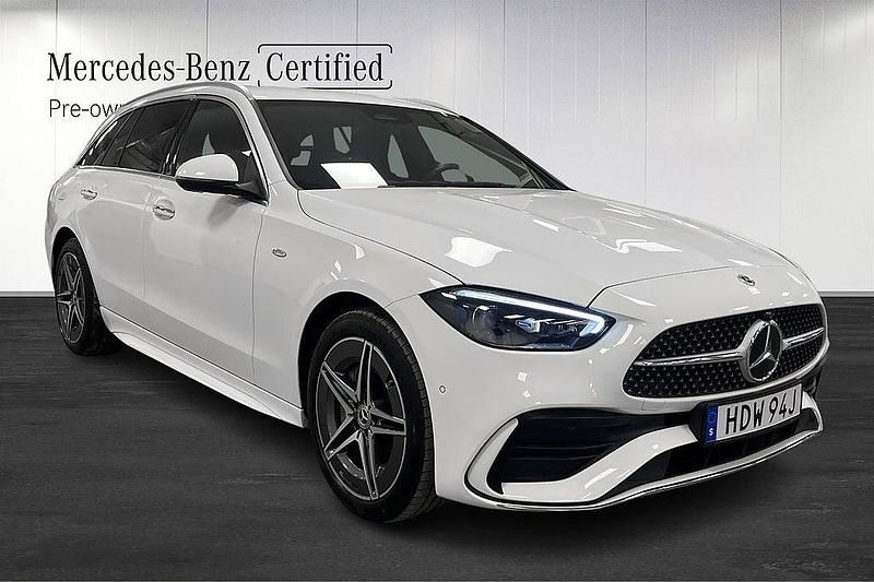 Begagnad Mercedes C300e Premium 204 HK (150 kW) 2025 Vit Kombi