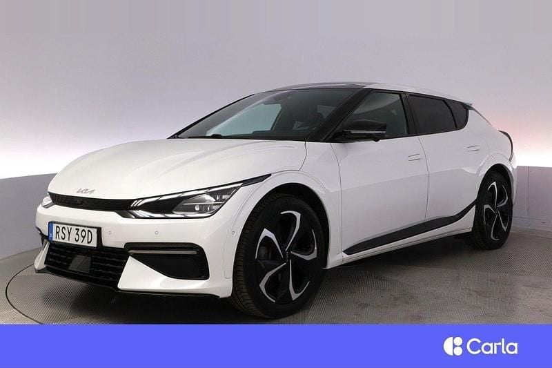 Vit Begagnad 2022 Kia EV6 4 SUV | 429 900 kr (Superpris) - Bild 1/4
