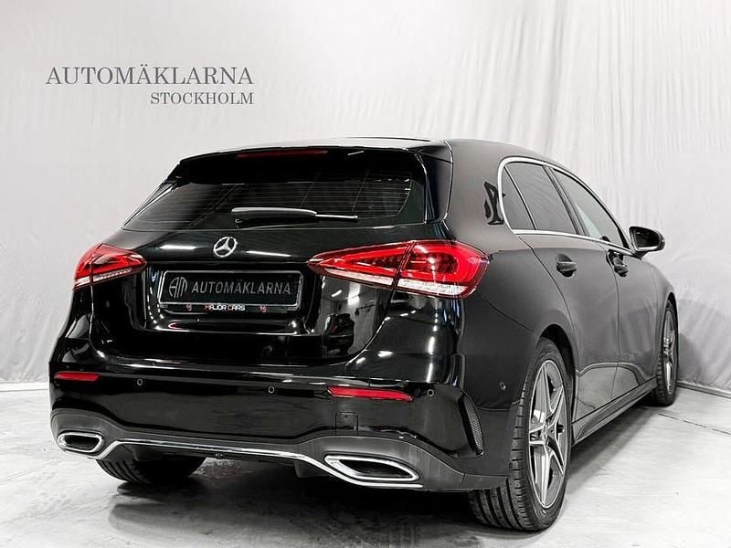 Begagnad Mercedes A180 AMG line 116 HK (85 kW) 2019 Svart Halvkombi