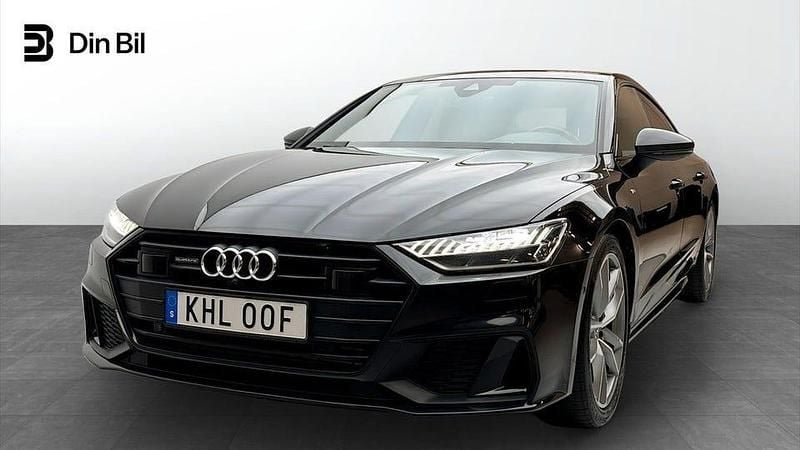 Mytsvart metallic Begagnad 2020 Audi A7 S-Line Sedan | 429 000 kr - Bild 1/4
