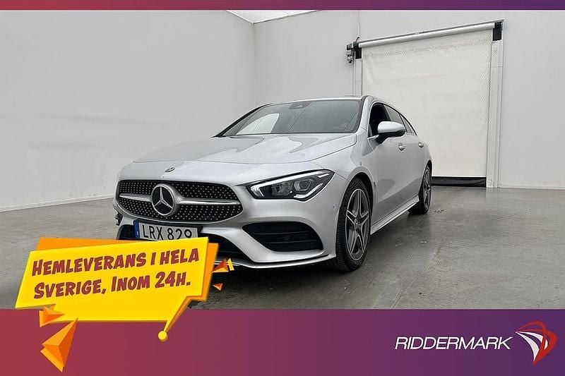 Silver Begagnad 2022 Mercedes CLA200 Shooting Brake AMG Kombi | 319 800 kr (Marknadspris) - Bild 1/3